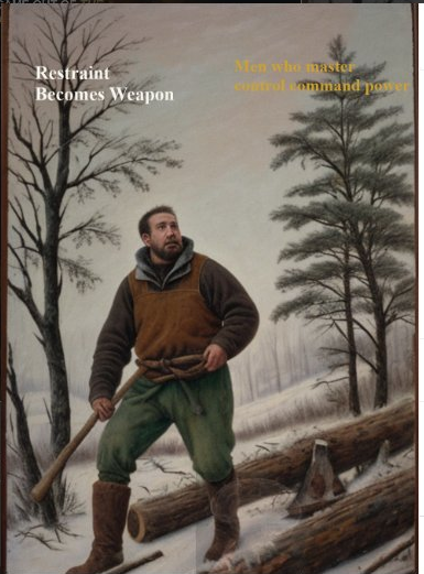 AMD post Restraint Becomes Weapon, image and caption generated by the pipeline